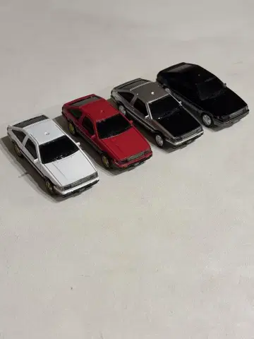 ae86 미니카 4대 세트