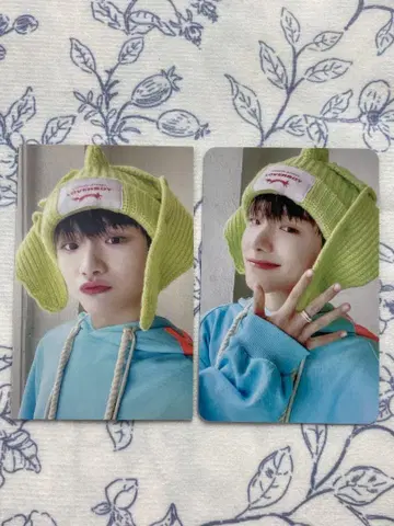 BOYNEXTDOOR WHO! 사전녹화 운학 트레이딩 카드 2장