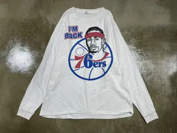 00s DELTA print t-shirt Allen Iverson