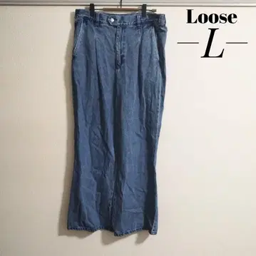 루즈 L 사이즈 블루 데님