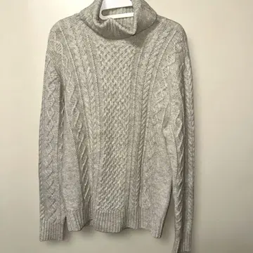 ESTNATION 에스트네이션 케이블 니트 터틀넥 니트