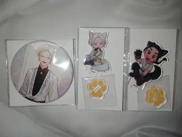 새벽의 노래 복권 메이트 아크릴 스탠드 캔뱃지 유노 이치카 아르토 엘바