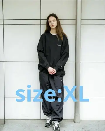 OPTSTUFF DRAWSTRING NYLON LONG TEE XL