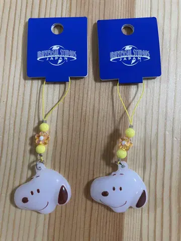 USJ 한정판 스누피 스트랩 2개 세트