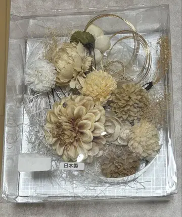 머리 장식 일본풍 패턴 성인식 졸업식 [몇 회 사용] [새상품급]