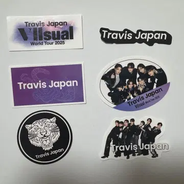 TravisJapan 트라자 발츠 스티커 6개 세트