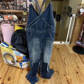 mili mili 데님 오버롤 스트랩 포함