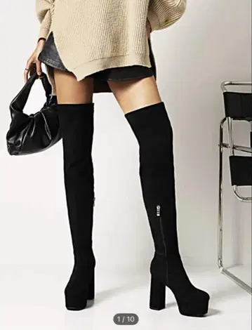 SHEIN 니하이 부츠 롱 부츠 24cm