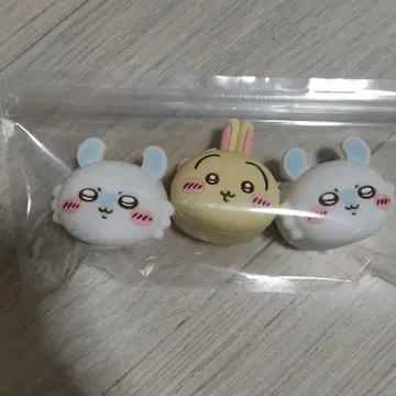 치이카와 (먼작귀) 실리콘 코인 케이스 3개 세트