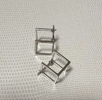 실버 스퀘어 귀걸이