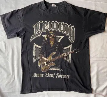 Lemmy 레미 'Stone Deaf Forever' T셔츠 L
