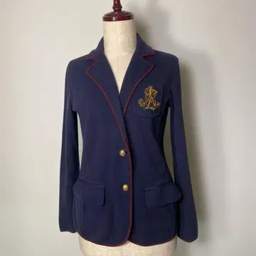 랄프 로렌 엠블럼 니트 자켓