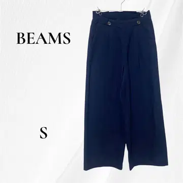 빔즈 하트 BEAMS HEART 와이드 팬츠 하의 S 네이비