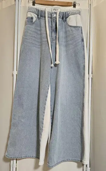 PRIORITY W 허리 하이브리드 와이드 팬츠 size36