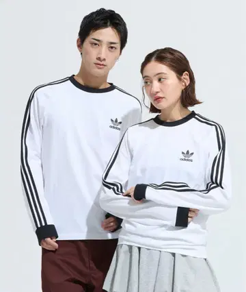아디컬러 클래식 쓰리 스트라이프 긴팔 T셔츠 / 롱T