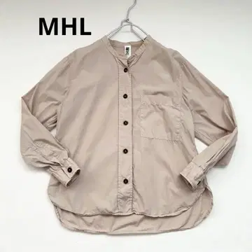 MHL. 엠에이치엘 밴드 카라 긴팔 셔츠