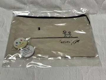 타키자와 료 49692 공식 굿즈 파우치 캔뱃지 2개 세트