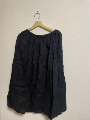nest Robe 블랙 에이프런 스커트 네스트로브