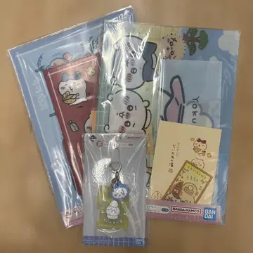 치이카와(먼작귀) 1번 복권, 파일 2개와 키링 세트