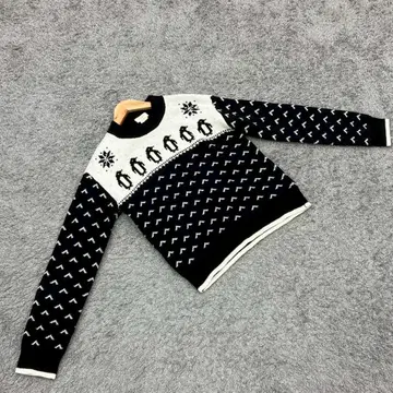 인기 케이트 스페이드 뉴욕 [ S ] 스웨터/긴팔 니트 펭귄 올 패턴