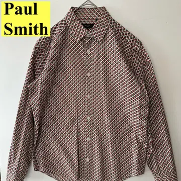 폴스미스 기하학 패턴 긴팔 셔츠 M