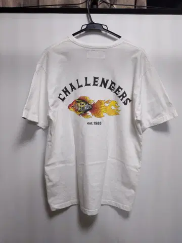 CHALLENGERS T셔츠 화이트 1985년 설립