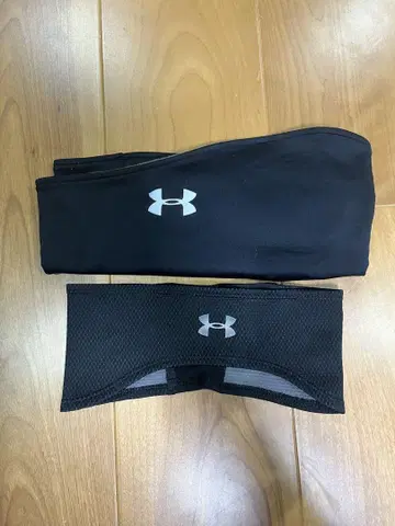 UNDER ARMOUR 블랙 넥워머 & 헤드밴드 세트 판매