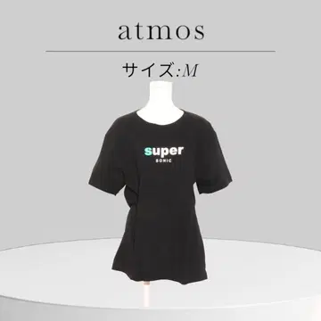 새상품급 atmos 아토모스 크루넥 로고 양면 프린트