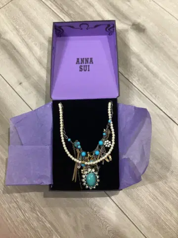 ANNA SUI 터콰이즈 목걸이