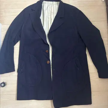 Phablic kazui 네이비 체스터 코트
