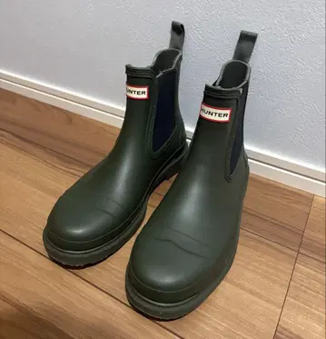 HUNTER 레인부츠 카키