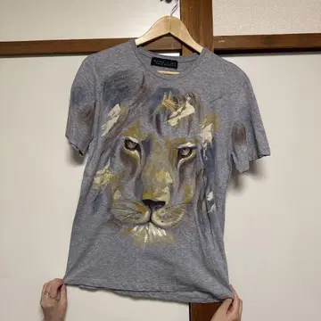 ETRO 라이온 손그림 프린트 T셔츠 S