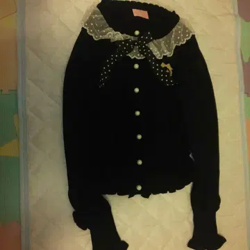 [ 새상품 ] Angelic Pretty 블랙 가디건