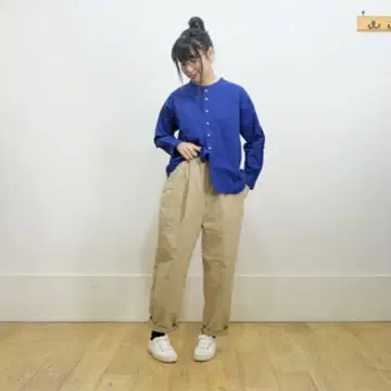 새상품급 Brocante 파우더 스노우 트윌 스트레치 팬츠 사이즈 1
