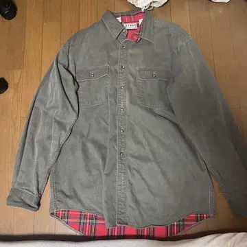 셔츠 자켓 긴팔 셔츠 made in USA L.L.Bean