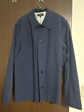 A.P.C. 네이비 셔츠 자켓 M 사이즈