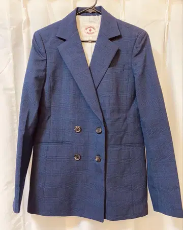 새상품급 브룩스브라더스 Red Fleece 네이비 체크 자켓