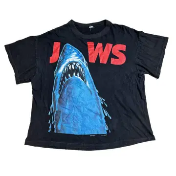 90s JAWS ATTACKING SUMMER 1993 블랙 XL