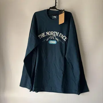 THE NORTH FACE 긴팔 티셔츠 L 다크 블루