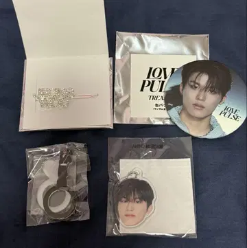 TREASURE 정우 헤어핀 LOVE PULSE POP-UP 캔뱃지