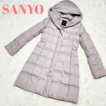 SANYO 삼양 다운 코트 A라인 후드 벨트