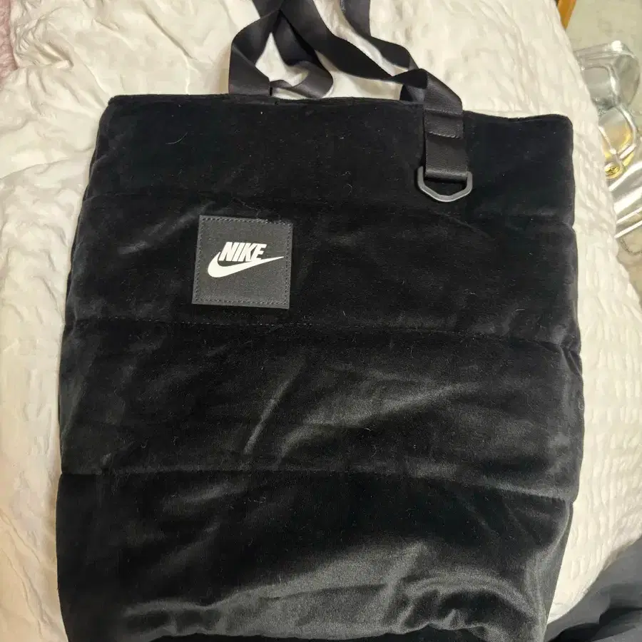 nike velvet tote bag