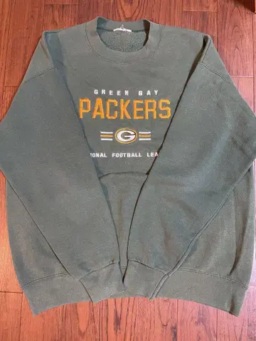 구제 의류 Green Bay Packers 속기모 맨투맨