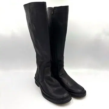 미사용 사야 SAYA 롱 부츠 [ 23cm ] 블랙 사이드 지퍼