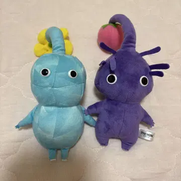 얼음 피크민 보라색 피크민 봉제 인형