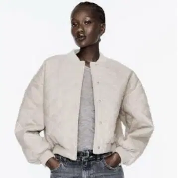 ZARA 자라 퀼팅 봄버 자켓