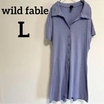 [ 새상품급 ] wild fable 와일드 페이블 ( L ) 반팔 올인원