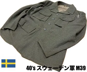 빈티지 40's 스웨덴군 M39 밀리터리 자켓