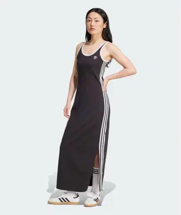 adidas 쓰리 스트라이프 탱크 맥시 원피스