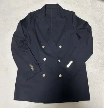 THE SHOP TK 골드 버튼 더블 자켓